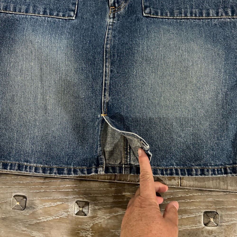 GAP Dark Blue Denim Skirt - Picture 5 of 8